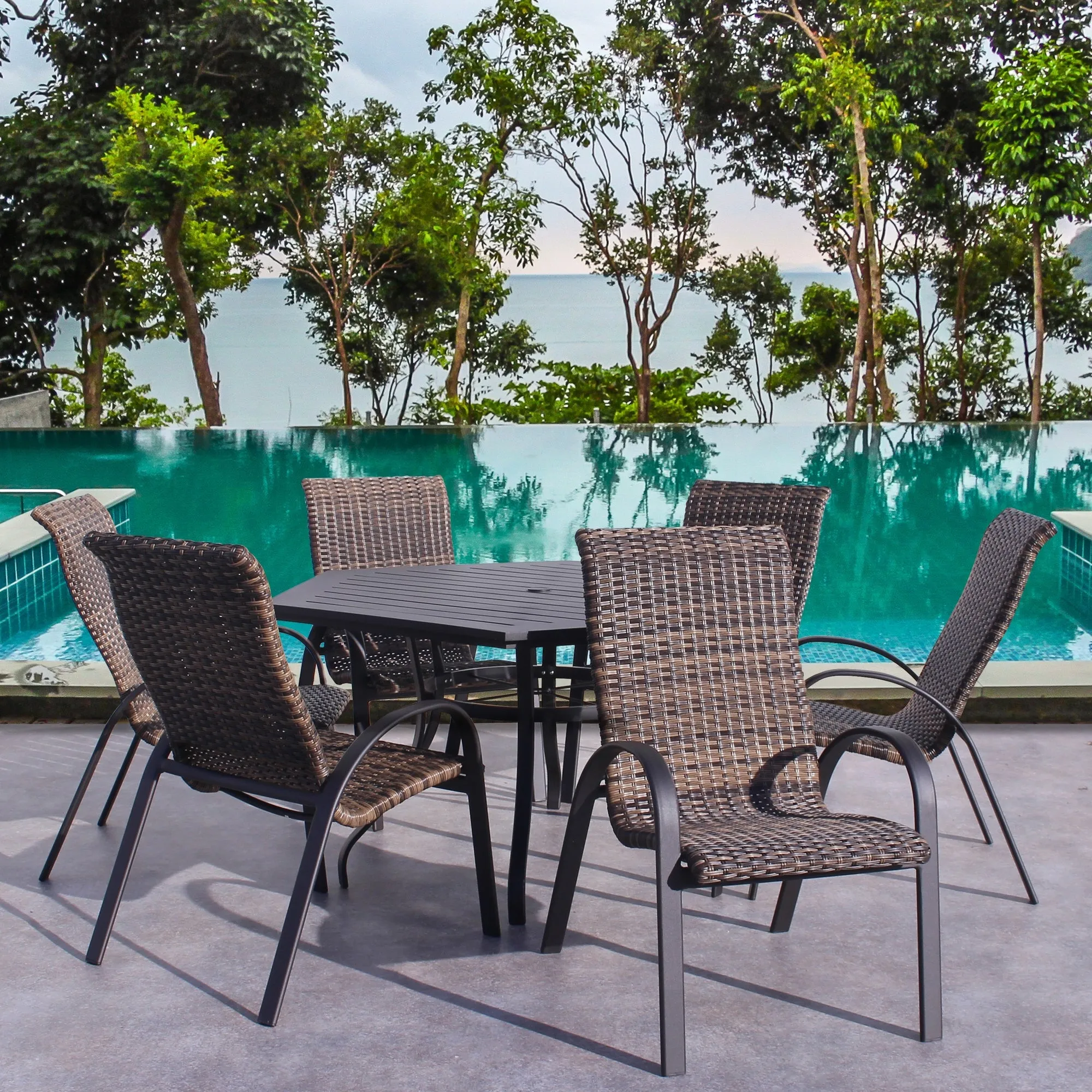 Dublin Woven Sling Patio Dining Sets