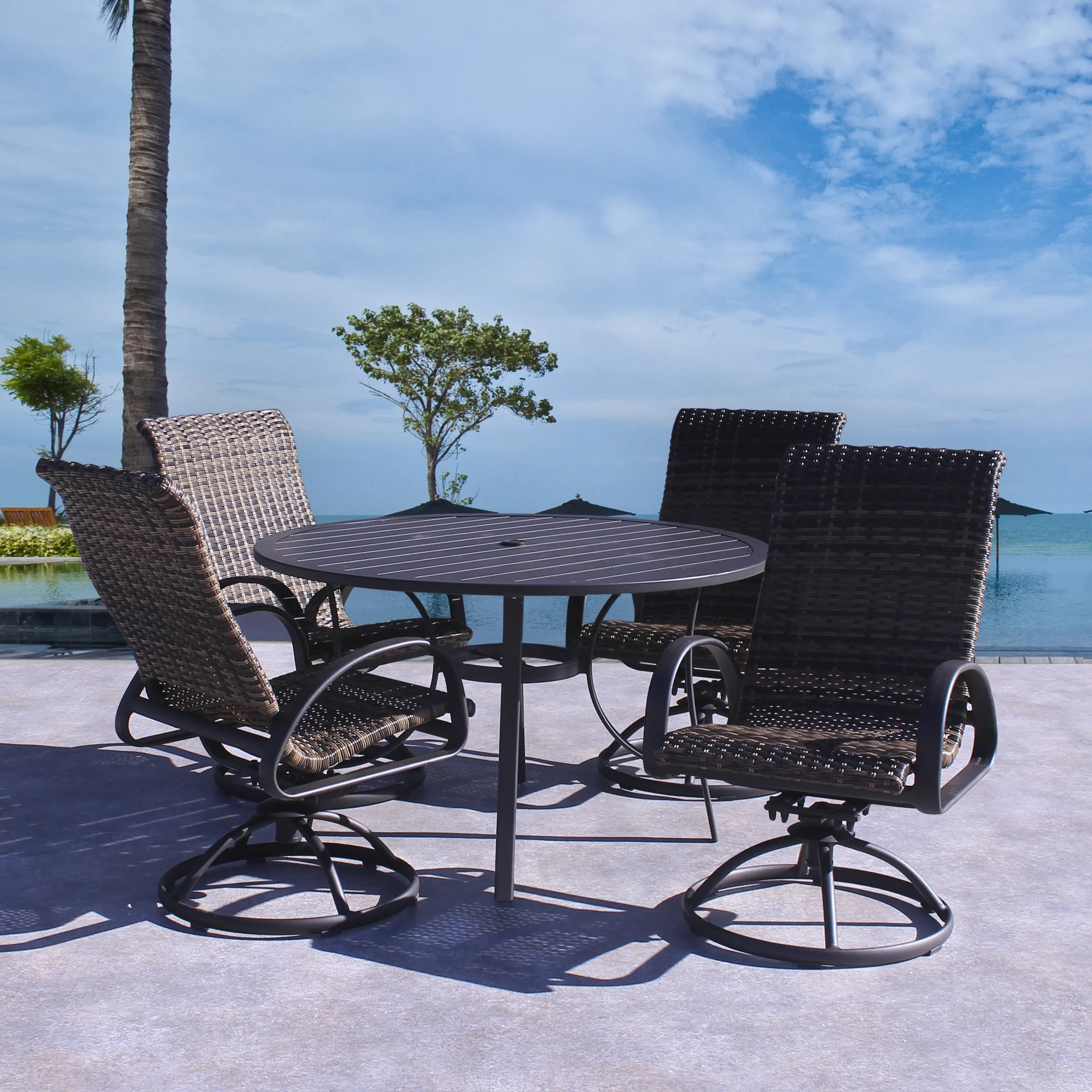 Dublin Woven Sling Patio Dining Sets
