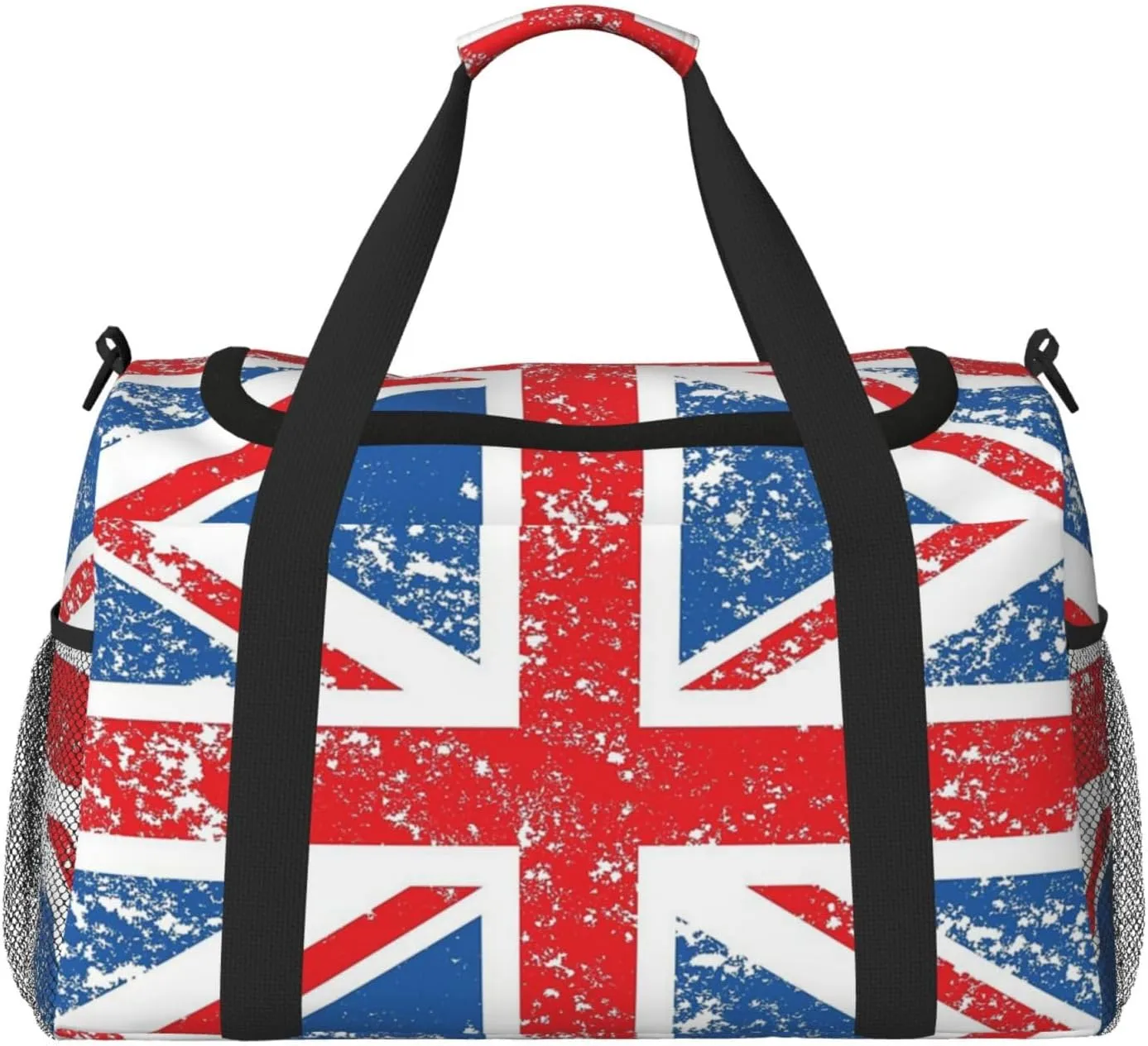 Duffle Bag Retro Union-Jack Flag Travel Duffel Bag Weekender Bag For Men Womentravel Sports Gym