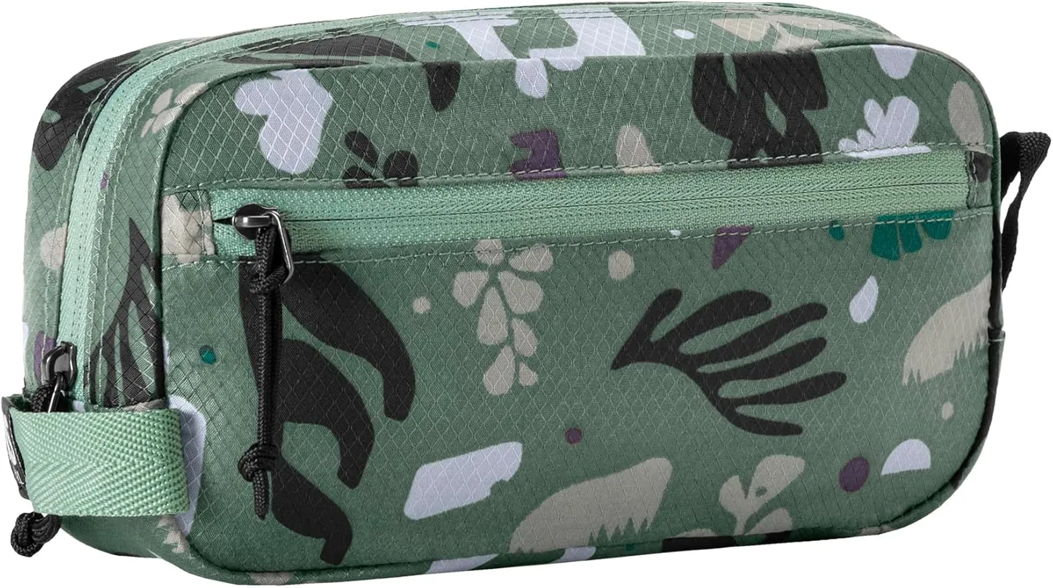 eagle creek Pack-It Isolate Quick Trip Travel Toiletry Bag - Durable, Stain- and Water-Resistant with Multiple Pockets, Machine Washable, Duck Green - XS