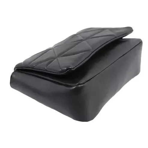 Elegant Quilted Sling Bag with Mini Pouch – Chic & Versatile (Black)