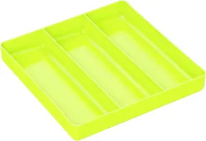 Ernst Manufacturing Toolbox Tray: Stackable Organizer Tray with 3 Compartments - Ideal for Trades, Mechanics, Electricians, Plumbers, Household Use, Hobbies - Heavy Duty - Made in the USA