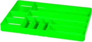 ERNST Tool Organizer Tray, Green, 10-Compartments, Storage, Garage, Workshop, Organization, Tools, Equipment, Heavy-Duty, Durable, Industrial, Workbench, Efficient Storage - Made in the USA