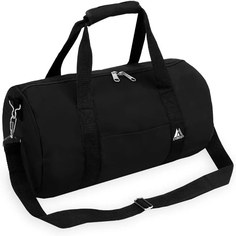 Everest 36-Inch Round Duffel, Black, One Size