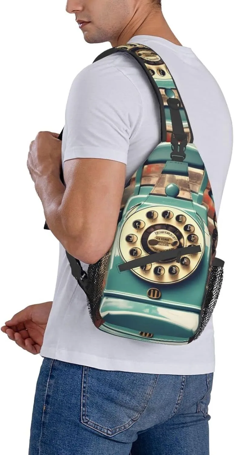 Explosion Firework 3d Unisex Crossbody Backpack Travel Hiking Casual Chest Bags Lightweight Fashion