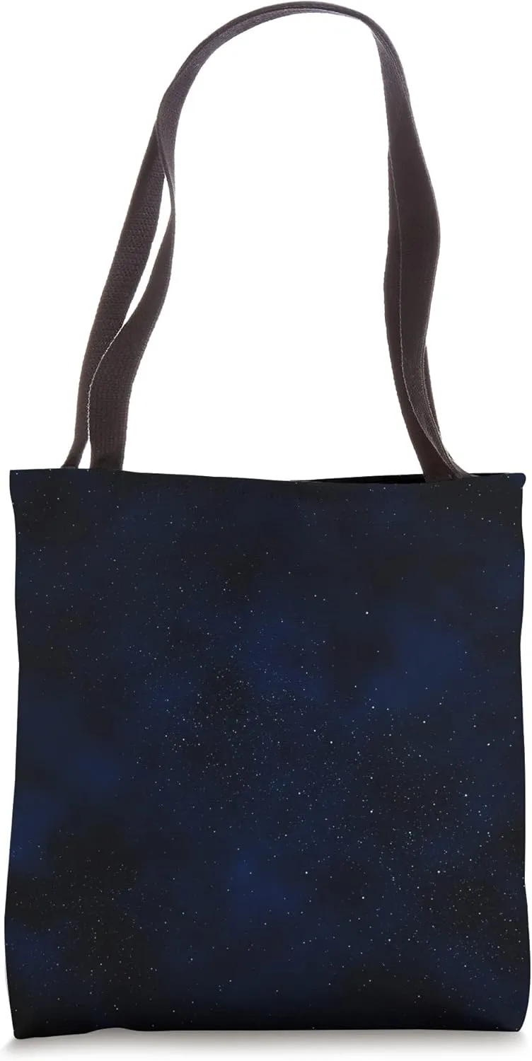 Extragalactic Nebula Fans Starry Space Bluish Atmosphere Tote Bag