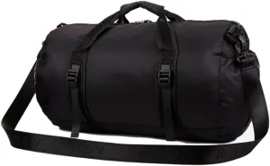 FakeFace Foldable Barrel Duffel Bag Travel Luggage Duffle Bag Sporty Gear Bag Travel Tote Duffel Shoulder Handbag Weekend Bag Lightweight for Sports, Gym, Vacation