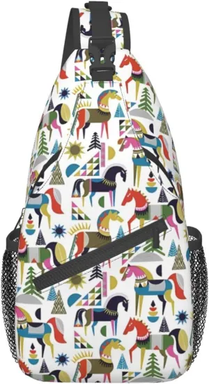 Fashion Chest Sling Bag Adjustable Strap Crossbody Shoulder Backpack Travel Casual Unisex Daypack