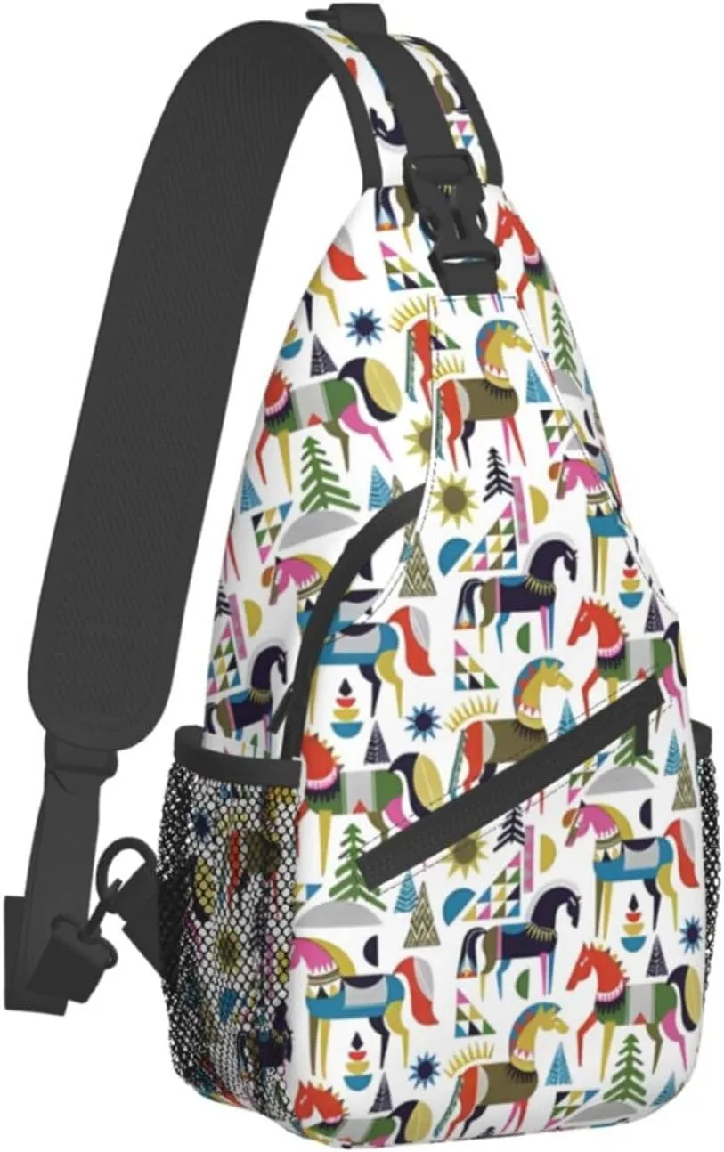 Fashion Chest Sling Bag Adjustable Strap Crossbody Shoulder Backpack Travel Casual Unisex Daypack