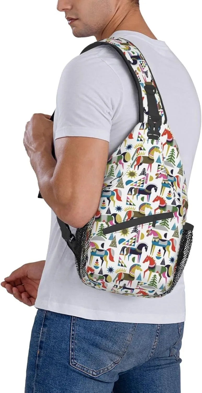Fashion Chest Sling Bag Adjustable Strap Crossbody Shoulder Backpack Travel Casual Unisex Daypack