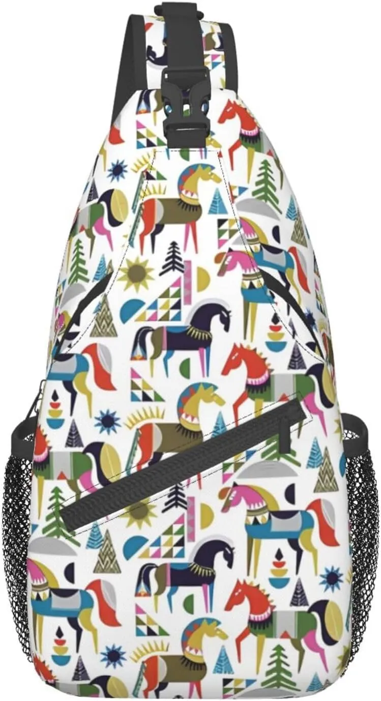 Fashion Chest Sling Bag Adjustable Strap Crossbody Shoulder Backpack Travel Casual Unisex Daypack