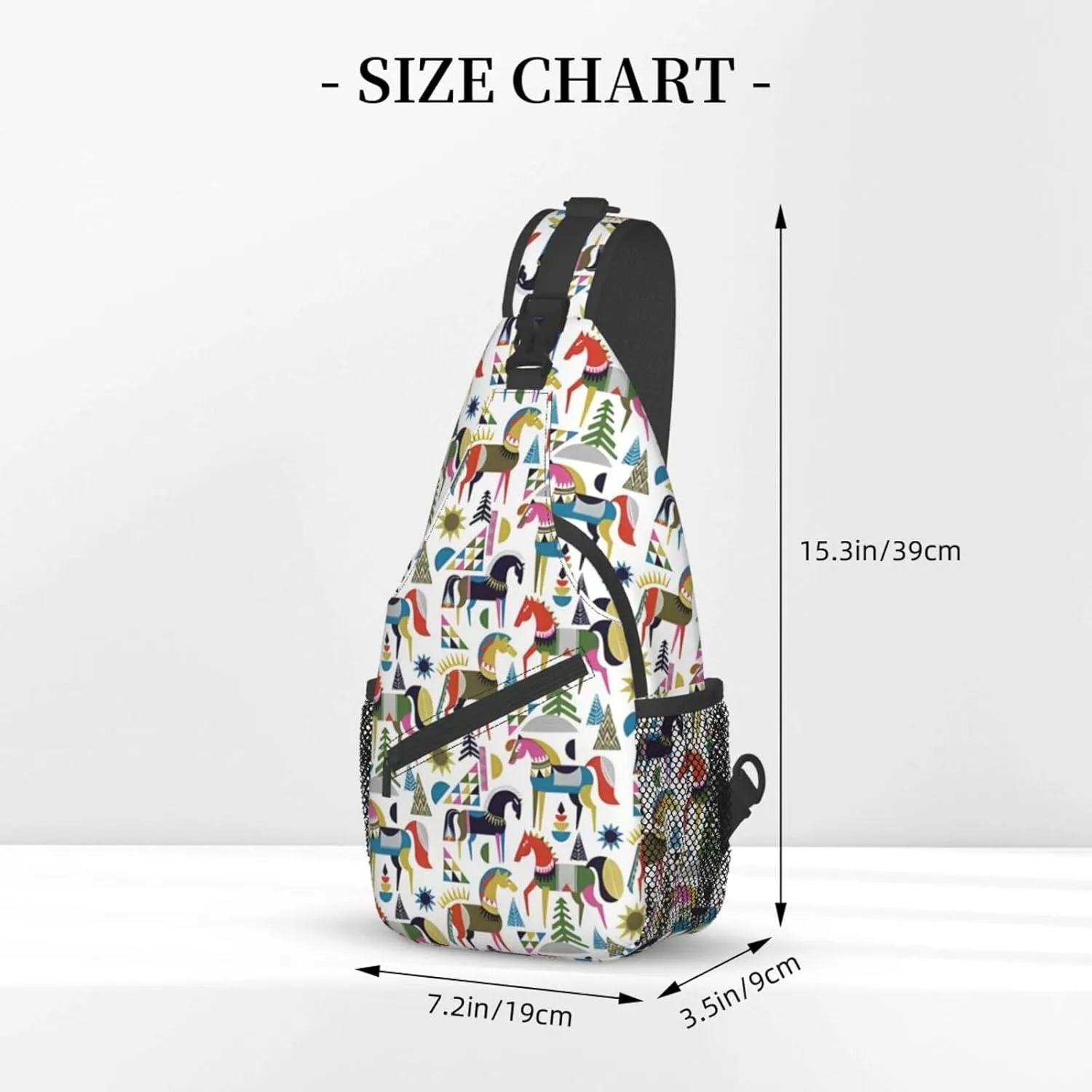 Fashion Chest Sling Bag Adjustable Strap Crossbody Shoulder Backpack Travel Casual Unisex Daypack