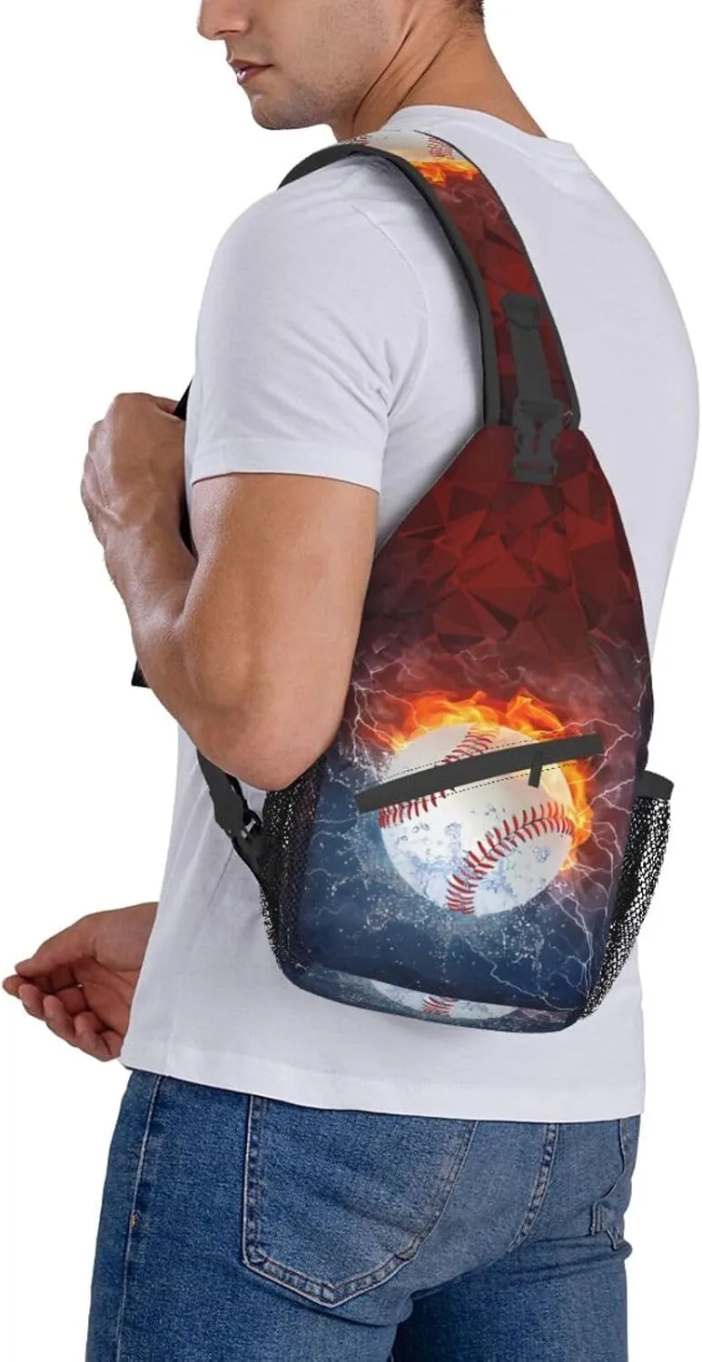 Fashion Chest Sling Bag For Women Men Adjustable Strap Crossbody Shoulder Backpack Hiking Travel Fashion Unisex Daypack
