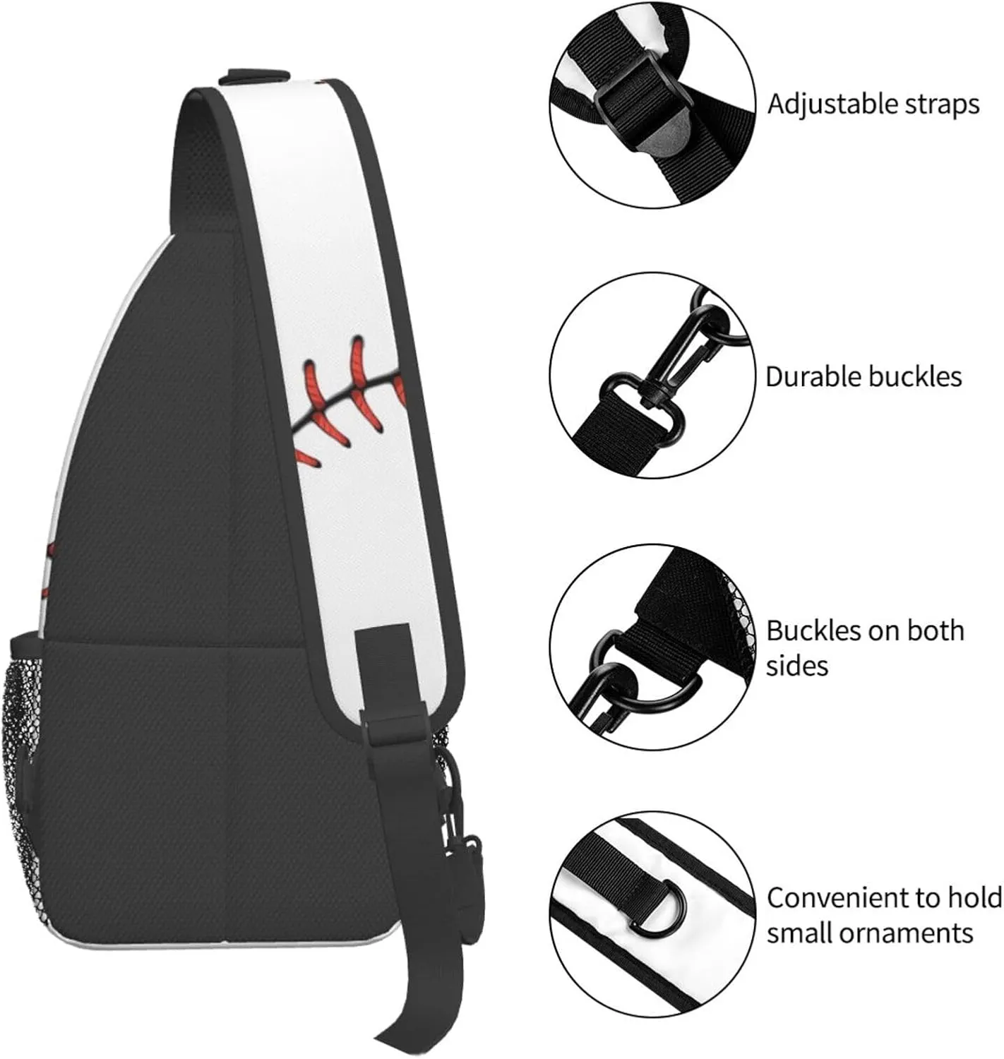 Fashion Chest Sling Bag For Women Men Adjustable Strap Crossbody Shoulder Backpack Hiking Travel Fashion Unisex Daypack