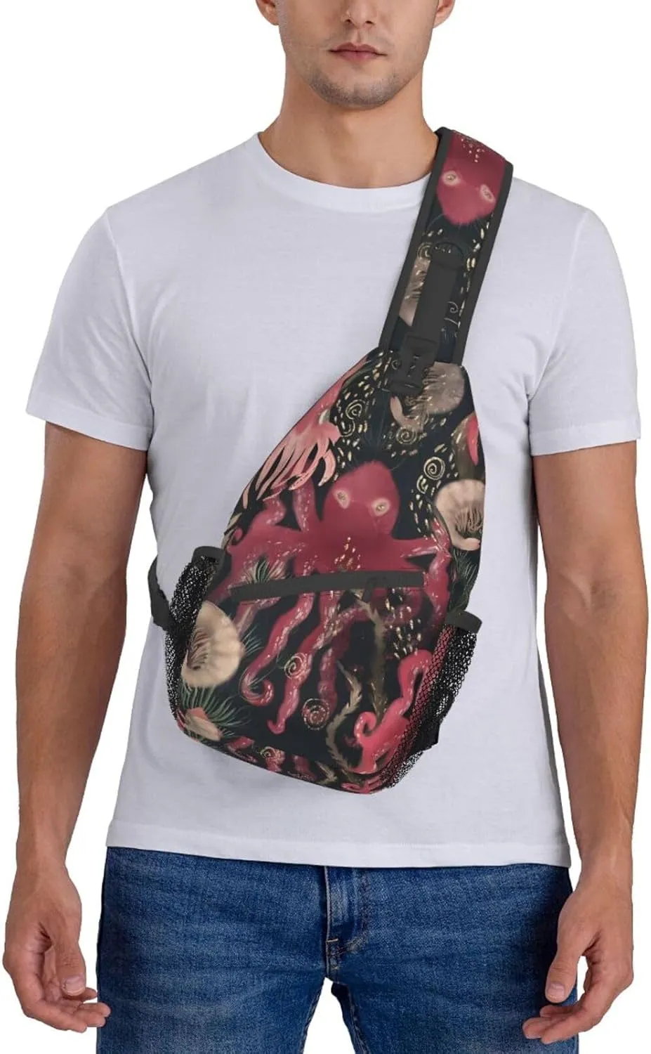 Fashion Chest Sling Bag For Women Men Adjustable Strap Crossbody Shoulder Backpack Hiking Travel Fashion Unisex Daypack