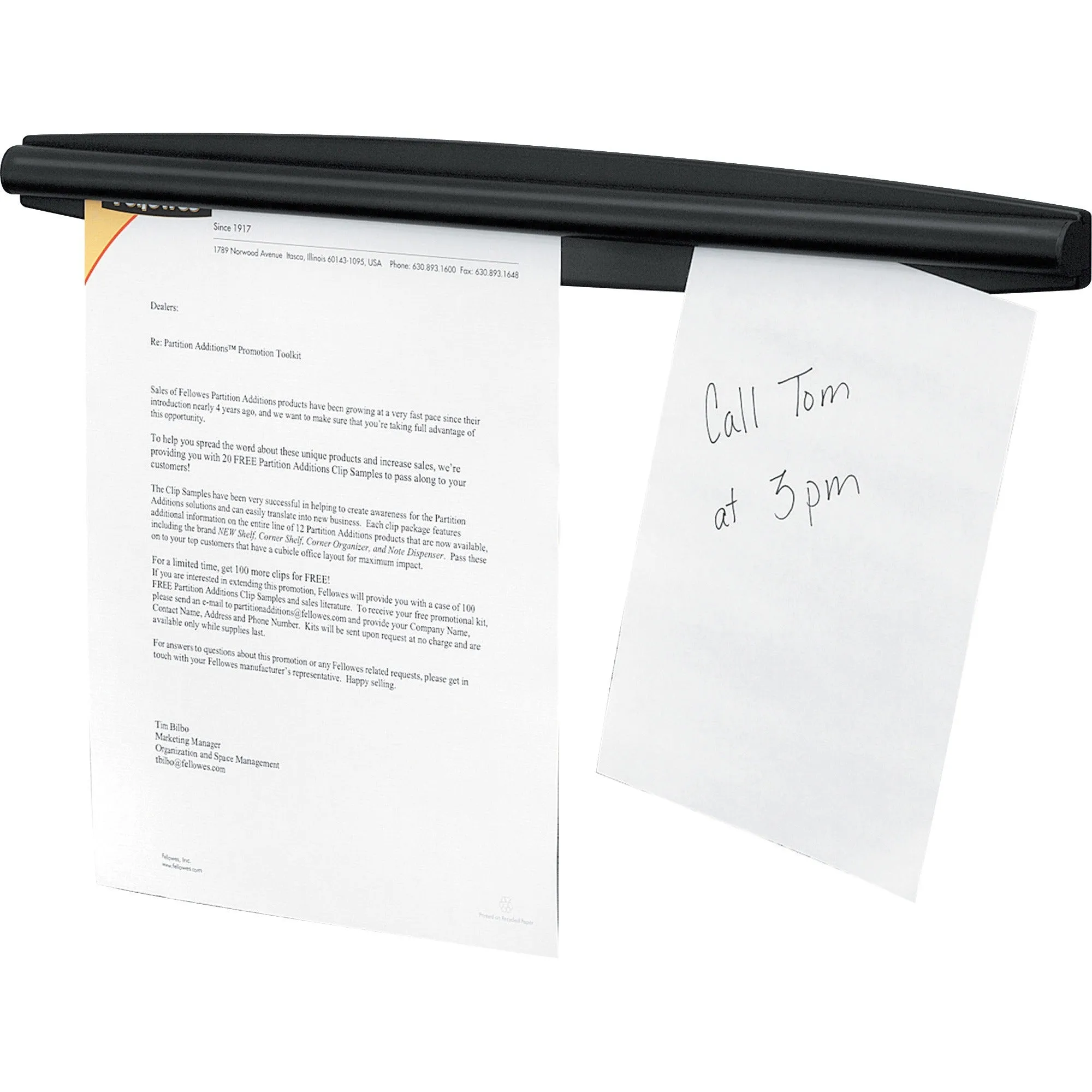 Fellowes Partition Additions™ Note Rail