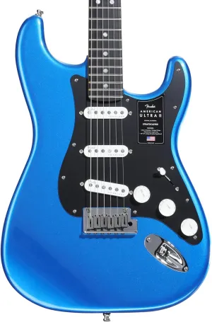 Fender American Ultra II Stratocaster Electric Guitar - Noble Blue, Ebony Fingerboard