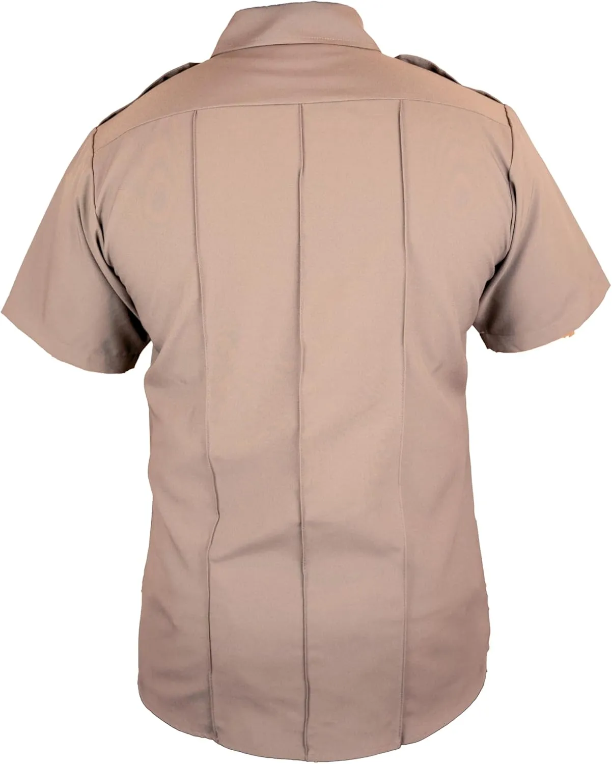 First Class 100% Polyester Short Sleeve Men's Uniform Shirt White