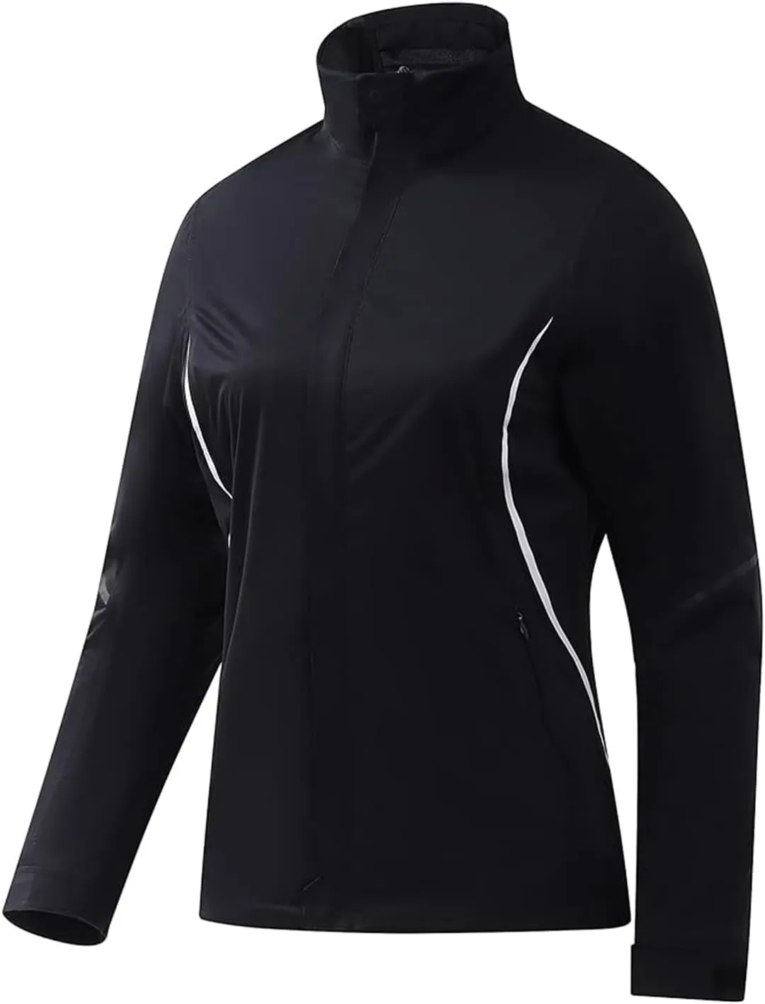 fit space Women's HydroLite Golf Jacket Waterproof 20K Rain Jacket Lightweight Stretch for Outdoor Activities