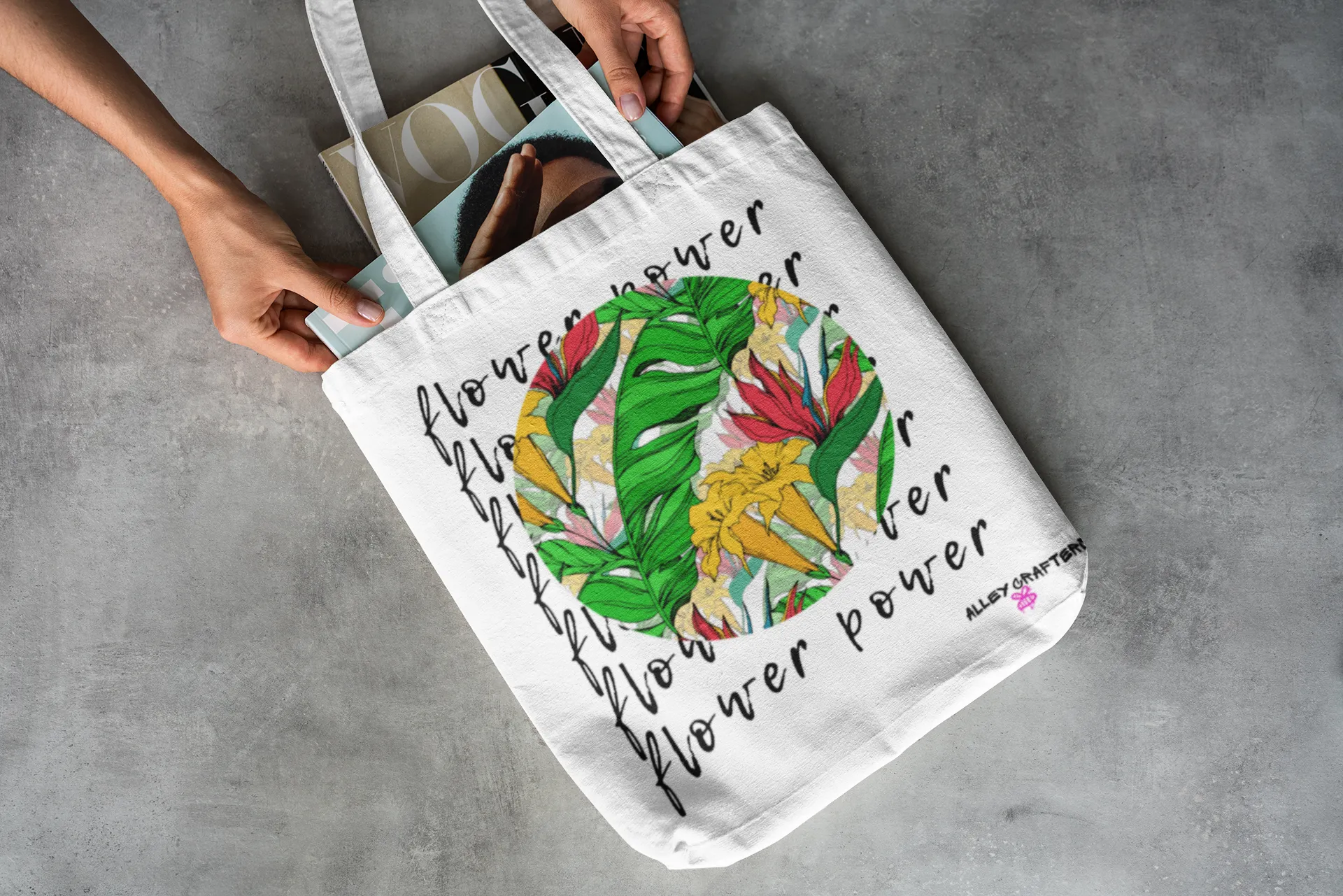 Flower Power Tote Bag
