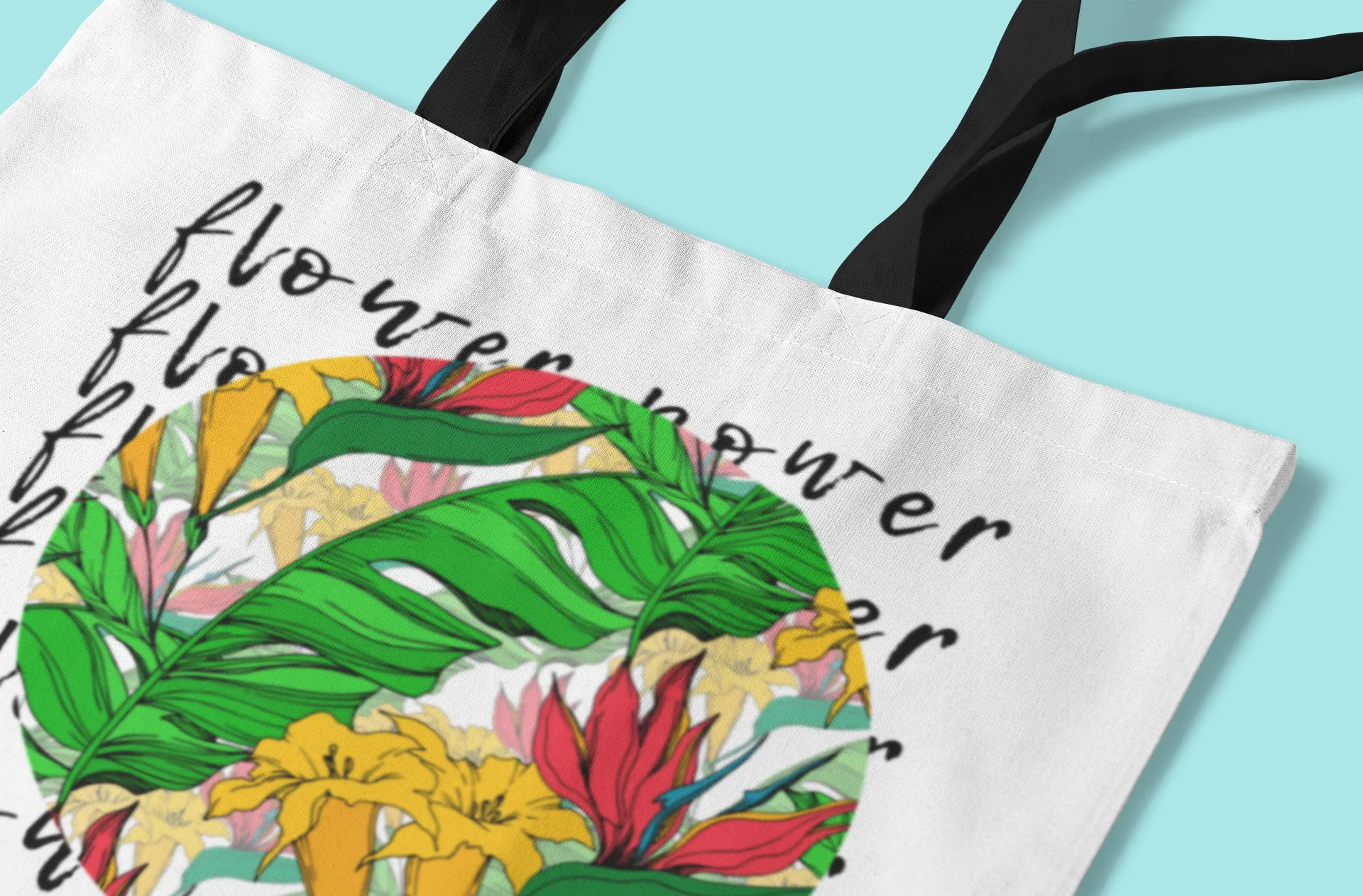 Flower Power Tote Bag