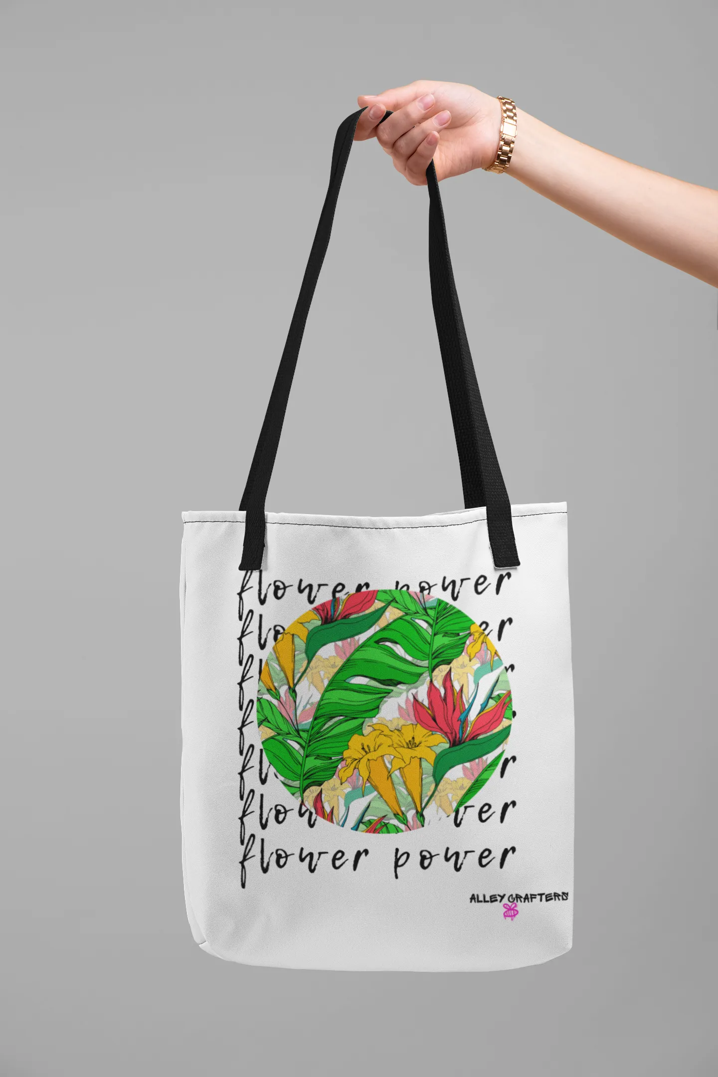 Flower Power Tote Bag