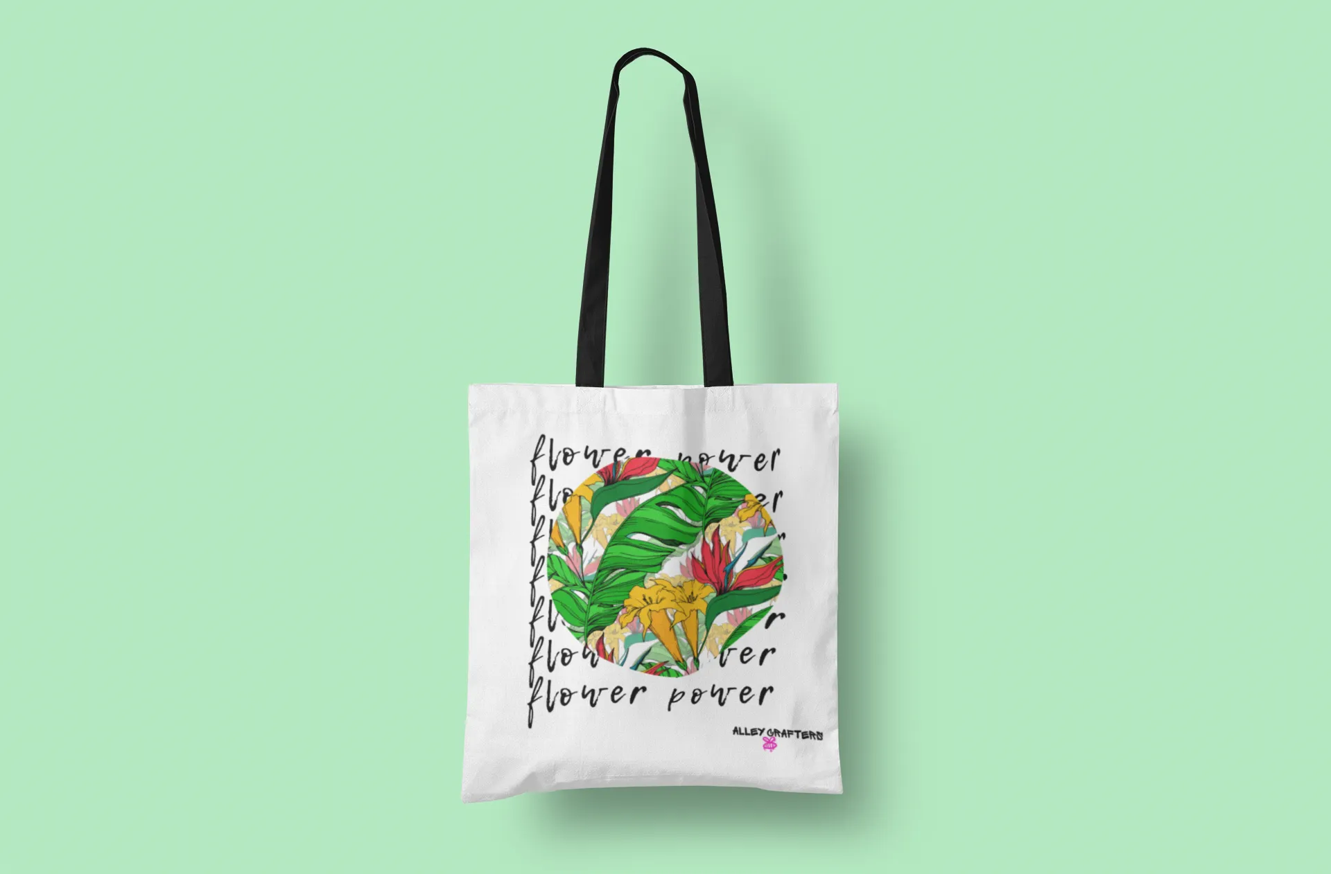 Flower Power Tote Bag
