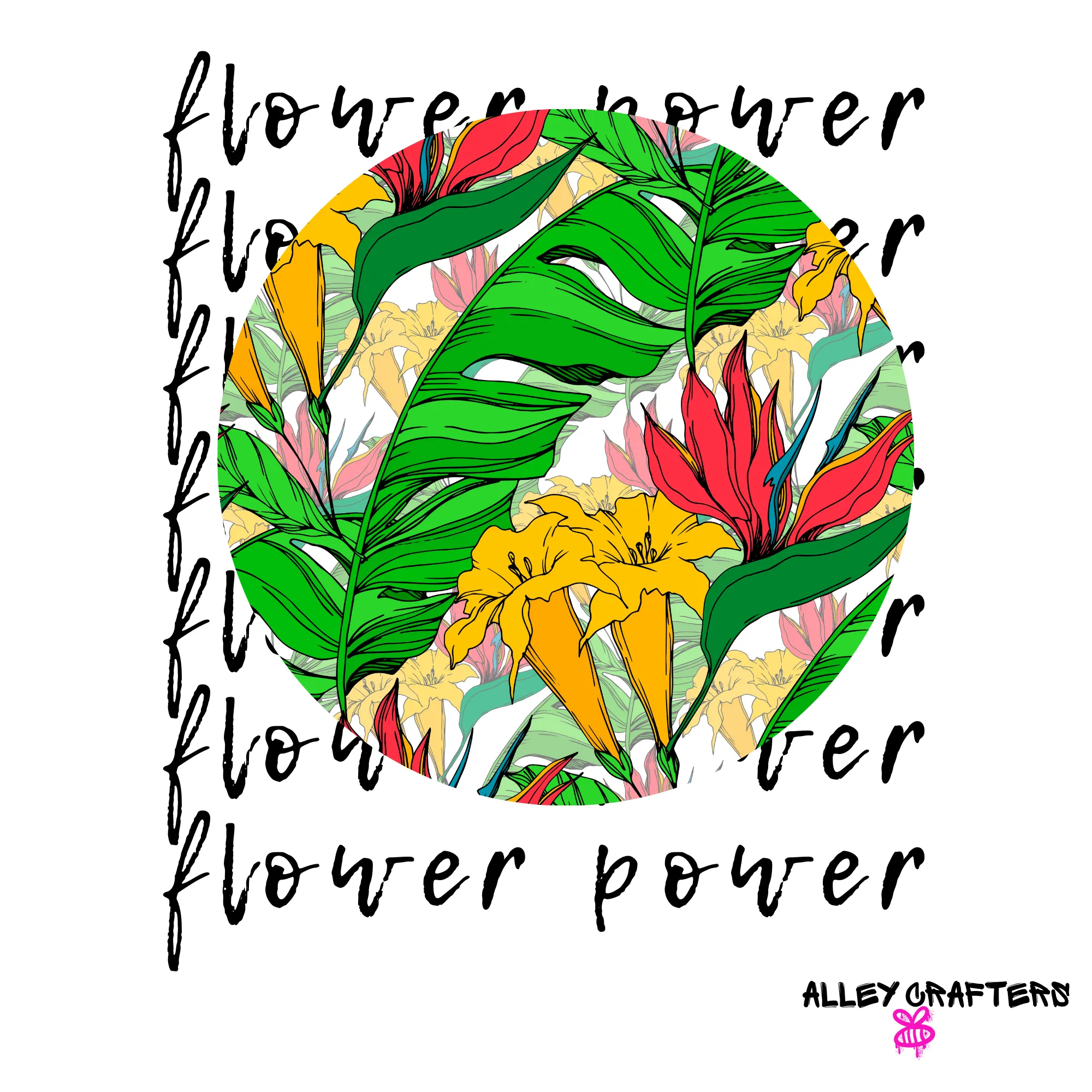 Flower Power Tote Bag