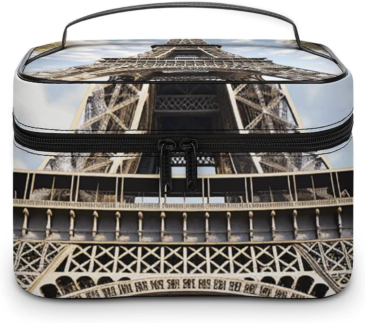 Foldable Travel Luggage Bag for Men And Women, Dry And Wet Separation Portable Travel Luggage Bag, Eiffel Tower French Paris Monument Printed Waterproof Sports Luggage Bag, Fitness Bag