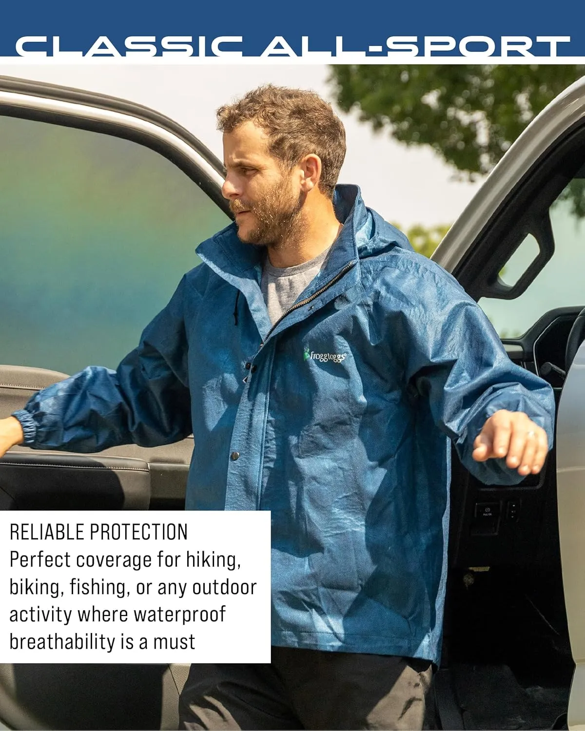 FROGG TOGGS Men's Classic All-Sport Waterproof Breathable Rain Suit