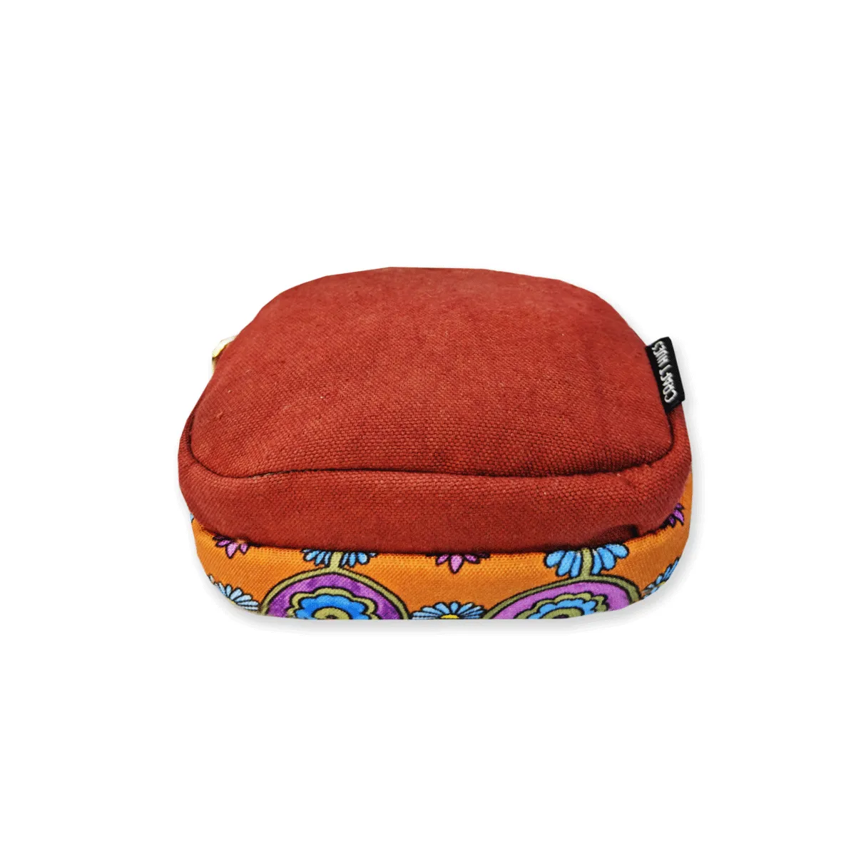 Front Pocket Mobile Sling- Orange Tile