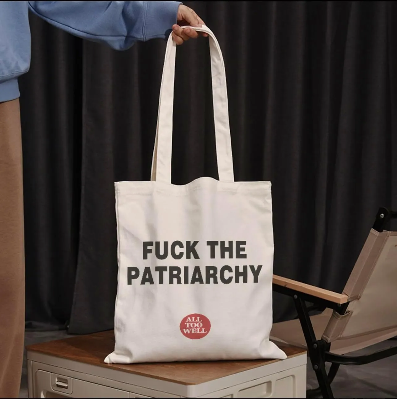 Fuck The Patriarchy Bag Feminist Tote Bag Motivational Handbag All Too Well Shoulder Bag