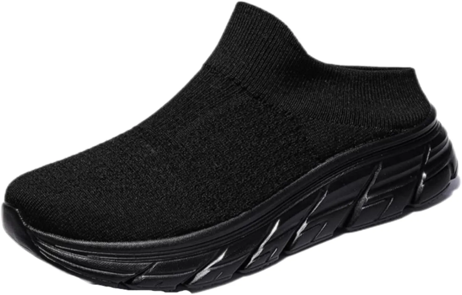 FUNCOS Men's Anti-Slip Garden Clogs - Open Back & Breathable Mesh, Lightweight for Outdoor/Indoor Use