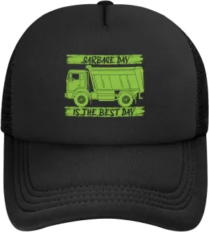 Garbage Day is The Best Day Classic Baseball Cap Breathable Adjustablestylish Outdoors Men Women8 Black