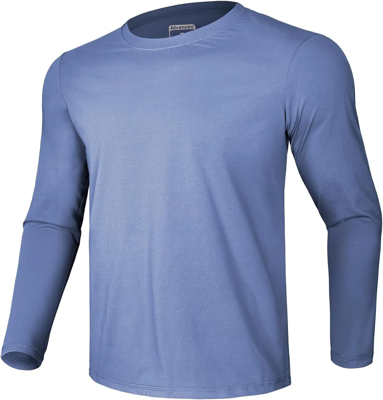 GEMYSE Men's Long Sleeve Shirts Sun Protection Athletic Breathable Moisture Wicking Rash Guard Shirt for Fishing Workout