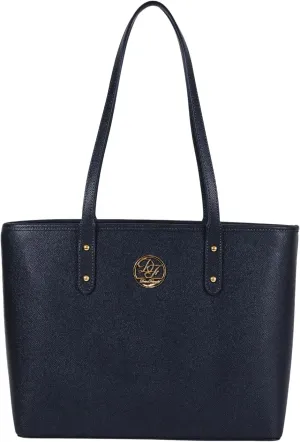 Genuine Leather Tote Bag for Women Shoulder Bag with Zipper Closure