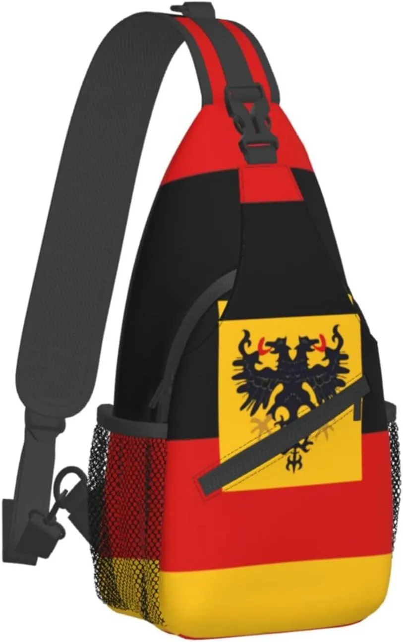 Germany Crossbody Bag German Shoulder Bag Backpack Germany Flag Sling Bag Chest Casual Daypack Bag