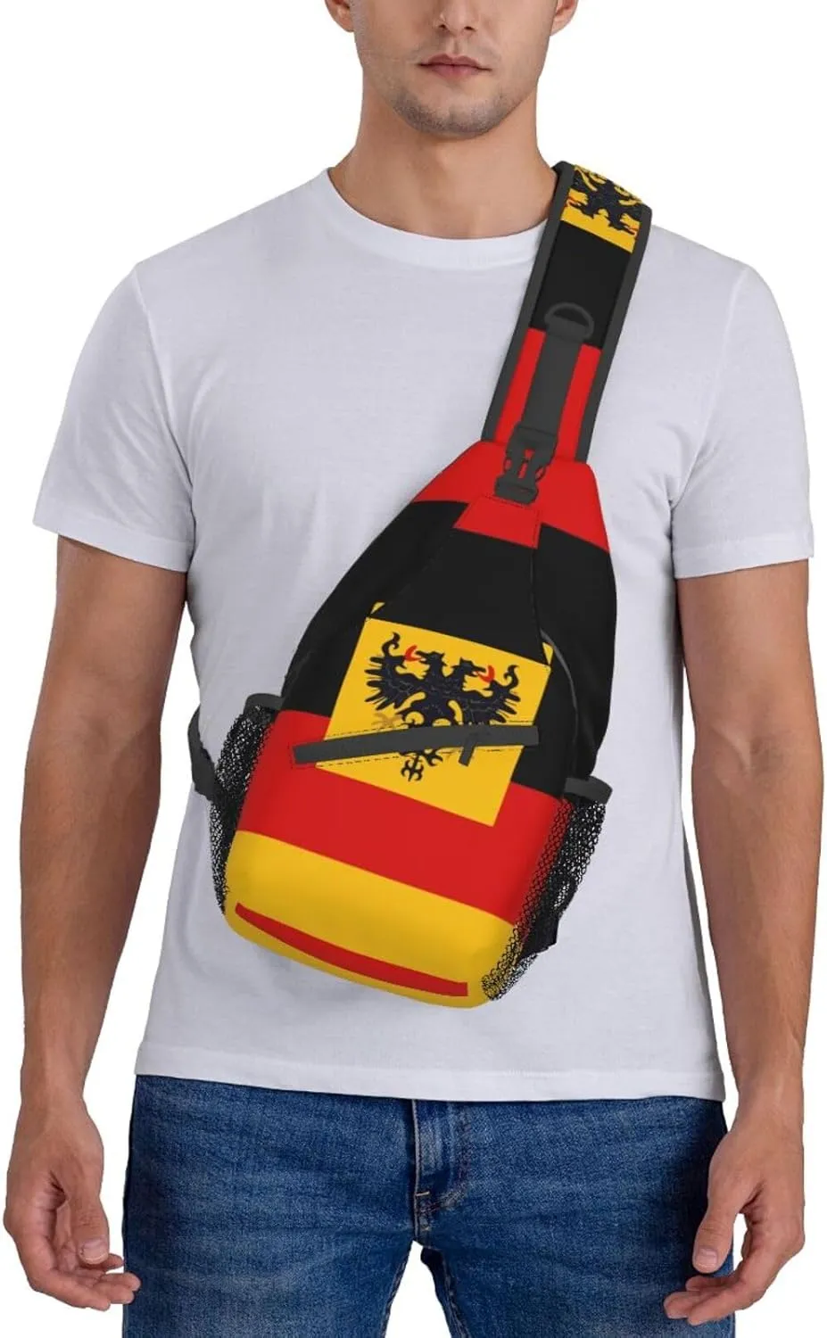 Germany Crossbody Bag German Shoulder Bag Backpack Germany Flag Sling Bag Chest Casual Daypack Bag