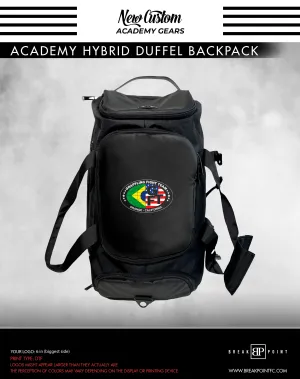 GF Team Orange Academy Hybrid Duffel Backpack #333