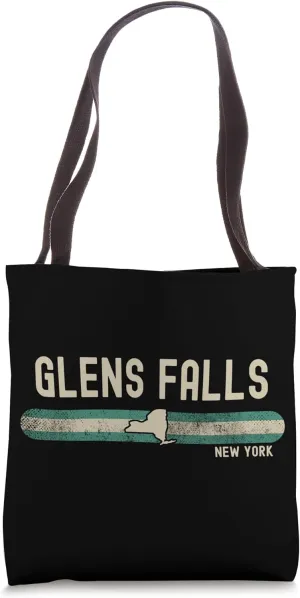 Glens Falls NY | New York | Travel & 80s Style Tote Bag