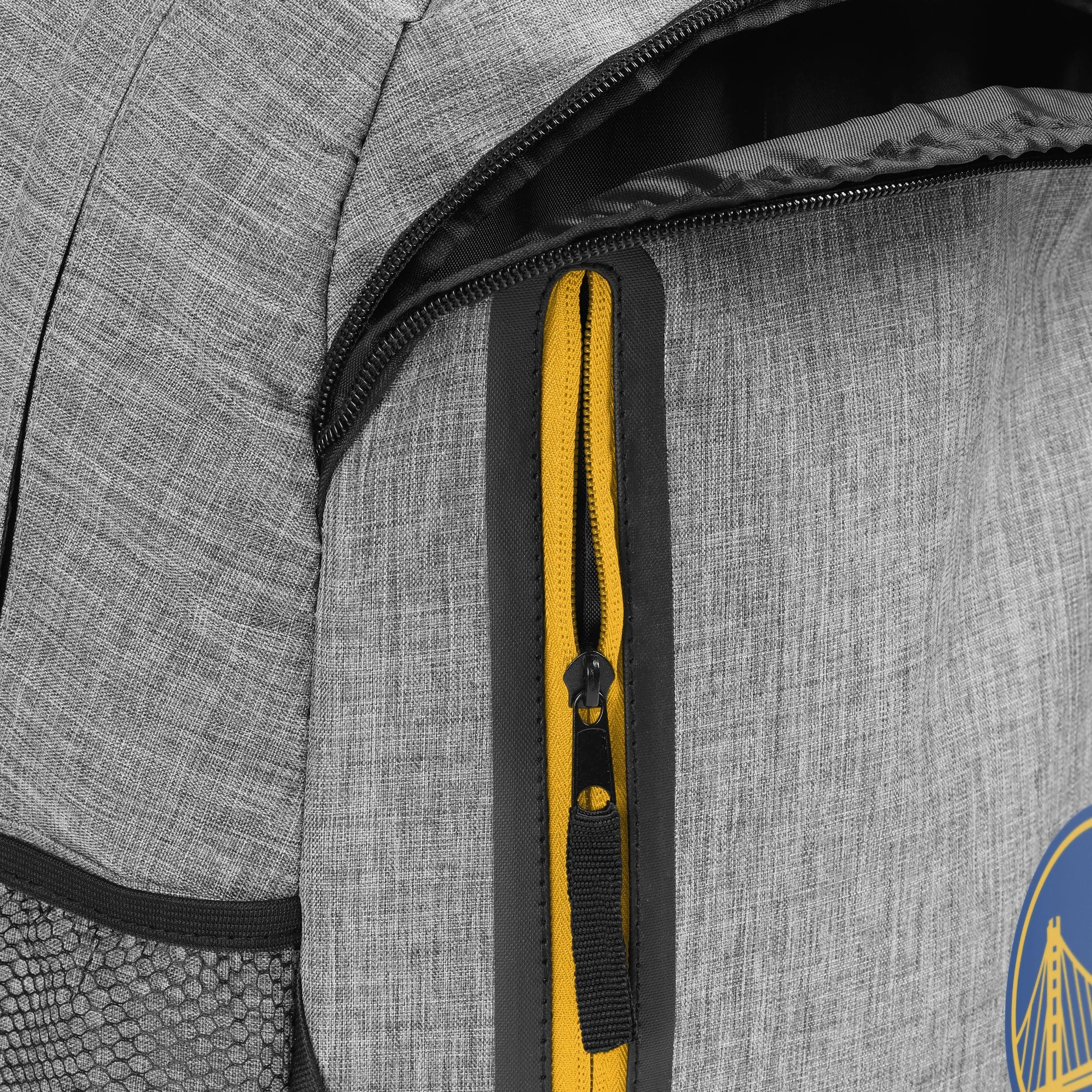 Golden State Warriors Heather Grey Bold Color Backpack