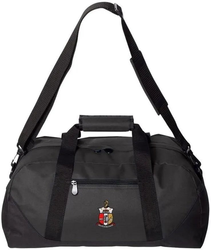 Greekgear Kappa Alpha Psi 22 1/2 Inch Duffel Bag Black