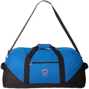 Greekgear Zeta Phi Beta 22 1/2 Inch Duffel Bag Royal Blue
