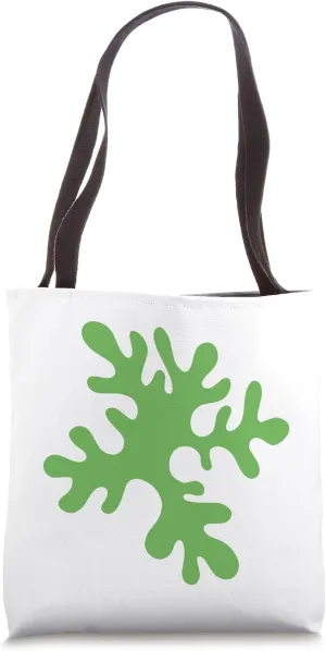 Green Danish Pastel Abstract Algae Geometric Minimalist Tote Bag