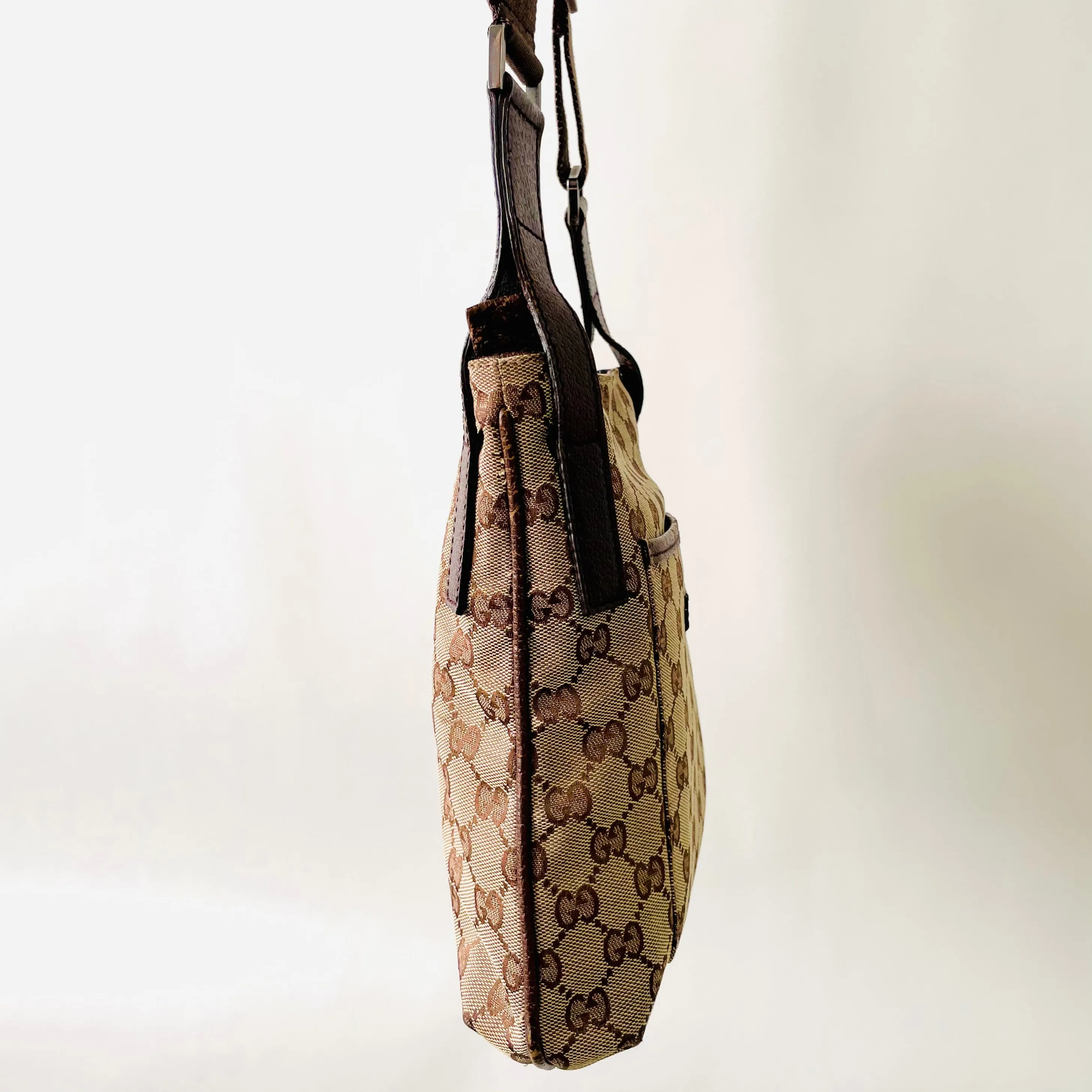 Gucci GG Guccissima Monogram Messenger Shoulder Sling Bag
