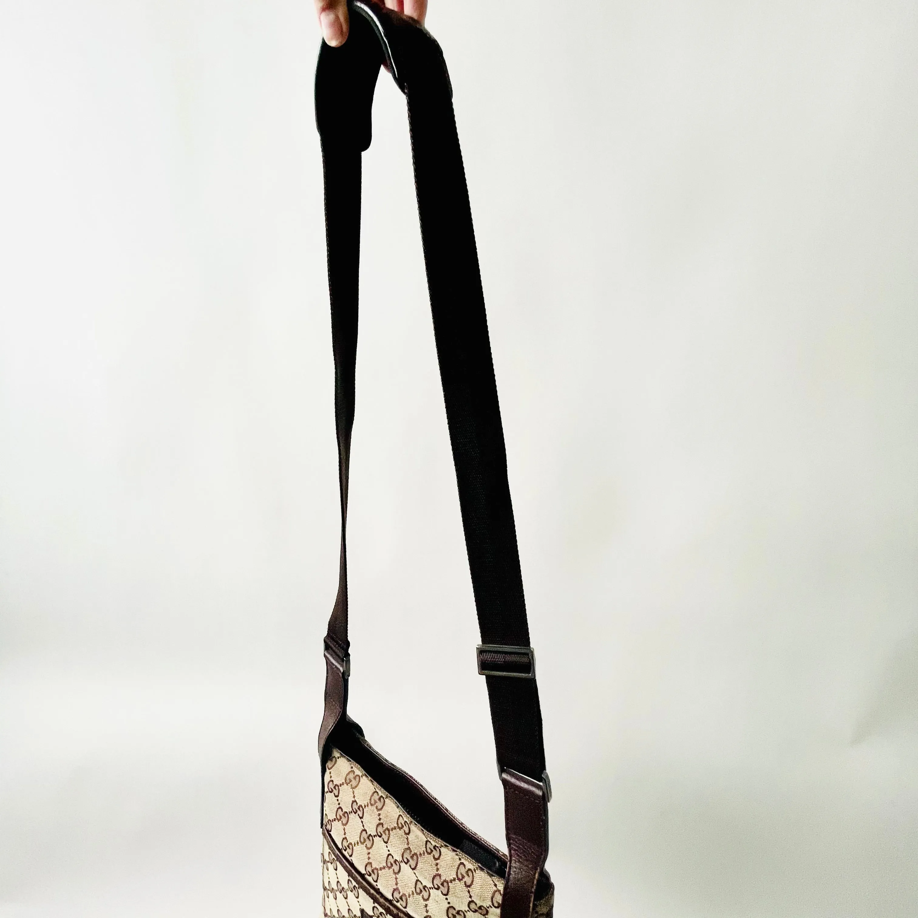 Gucci GG Guccissima Monogram Messenger Shoulder Sling Bag