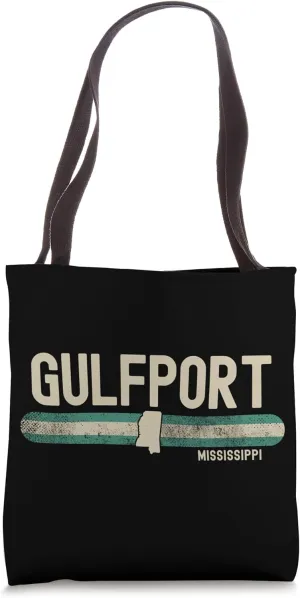 Gulfport MS | Mississippi | Travel & 80s Style Tote Bag