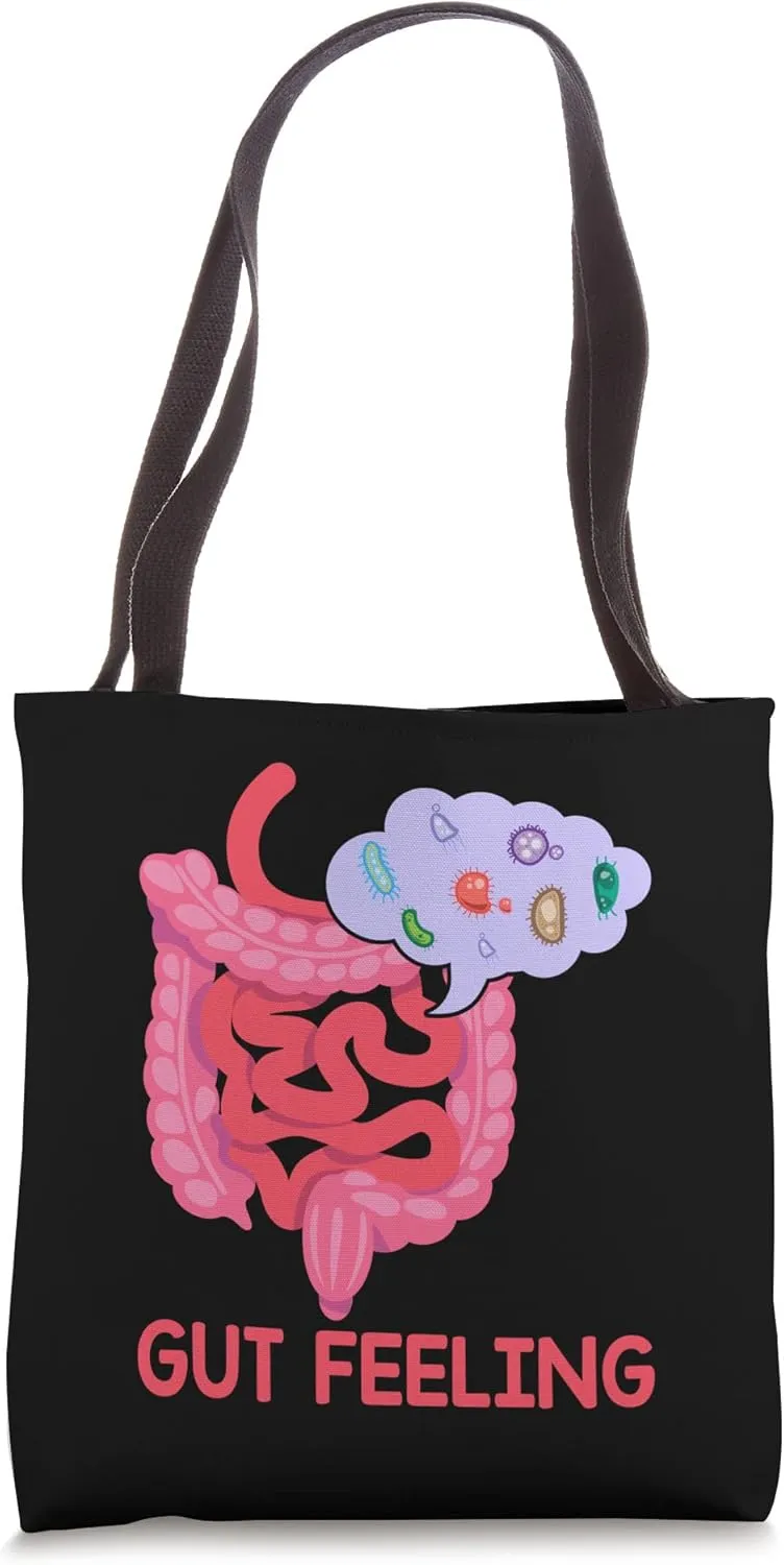 Gut Feeling Bacteria Art Microbiology Science Laboratory Fan Tote Bag