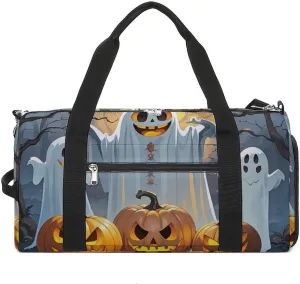 Gym Bag Strange Ghost Printed Duffle Bag Yoga Bag Backpack Duffel Bag Small Gym Bag for Men And Women