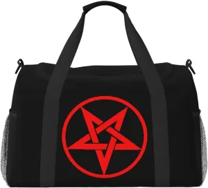 Hail Satan Baphomet Ram Logo Travel Duffel Bag Man Women'S Travel Duffel Bag For Travel